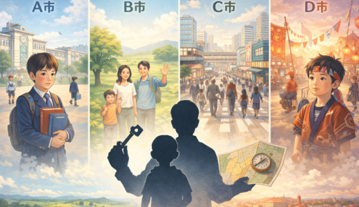 (2)地域３割の話→（とくに）まだマイホームを買っていない方へ 〜自治体・学区が違うだけで、子どもは別人になるというホラー話、聞きたいですか？〜